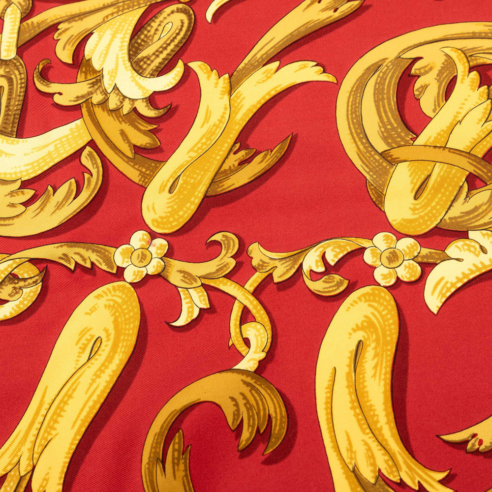 Pre-Loved Hermes Le Mors A La Conetable Silk Scarf 90 - Picture 6 of 8